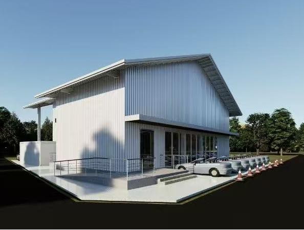 modern steel frame house modern steel frame house